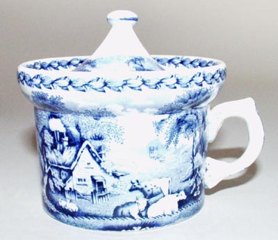 Mustard Pot with Cover c1930s